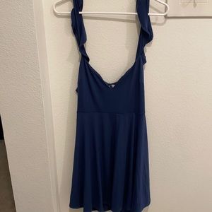 Blue dress